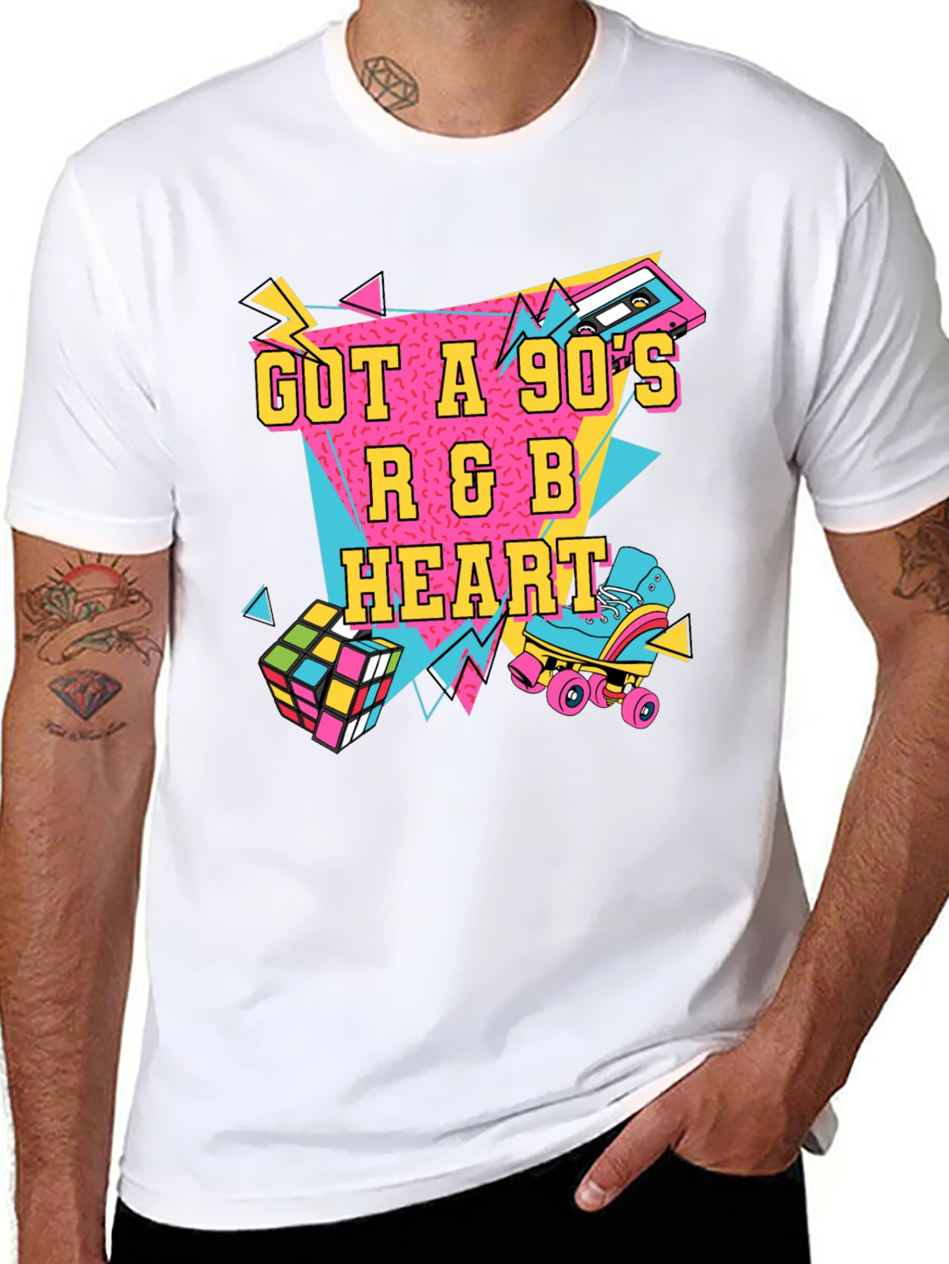 90s R&B Heart Graphic Tee