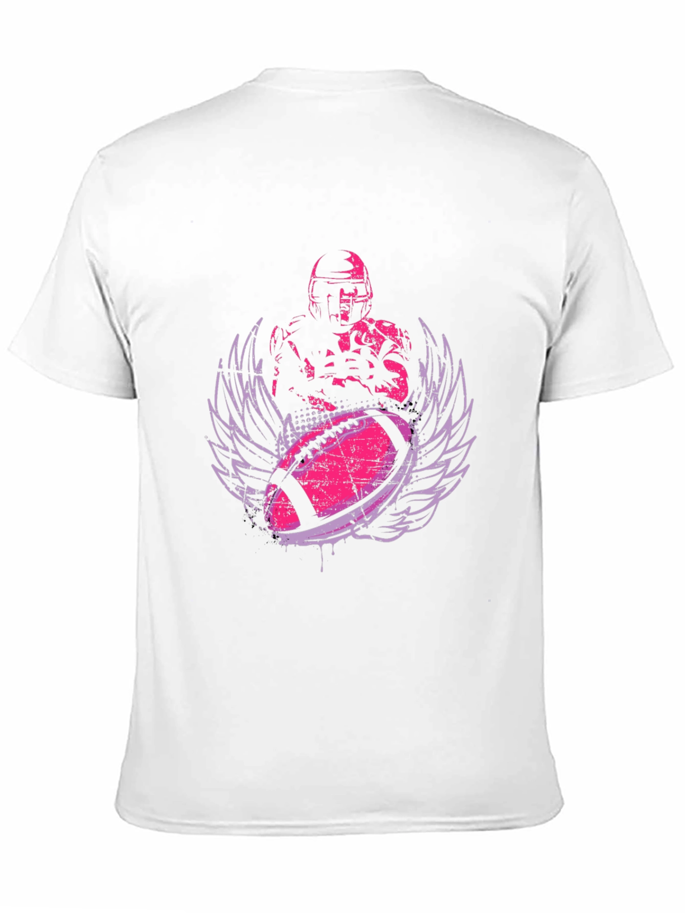 Football Player Graphic Tee - Stylish Sportswear