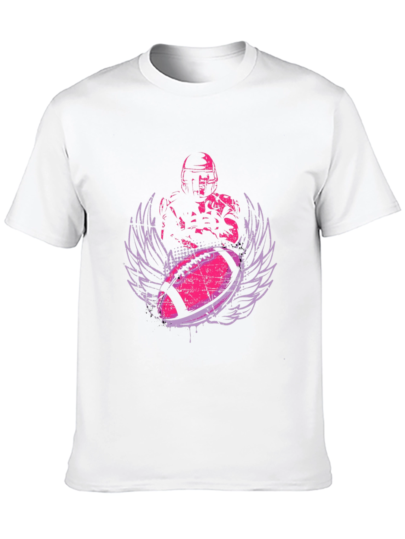 Football Player Graphic Tee - Stylish Sportswear