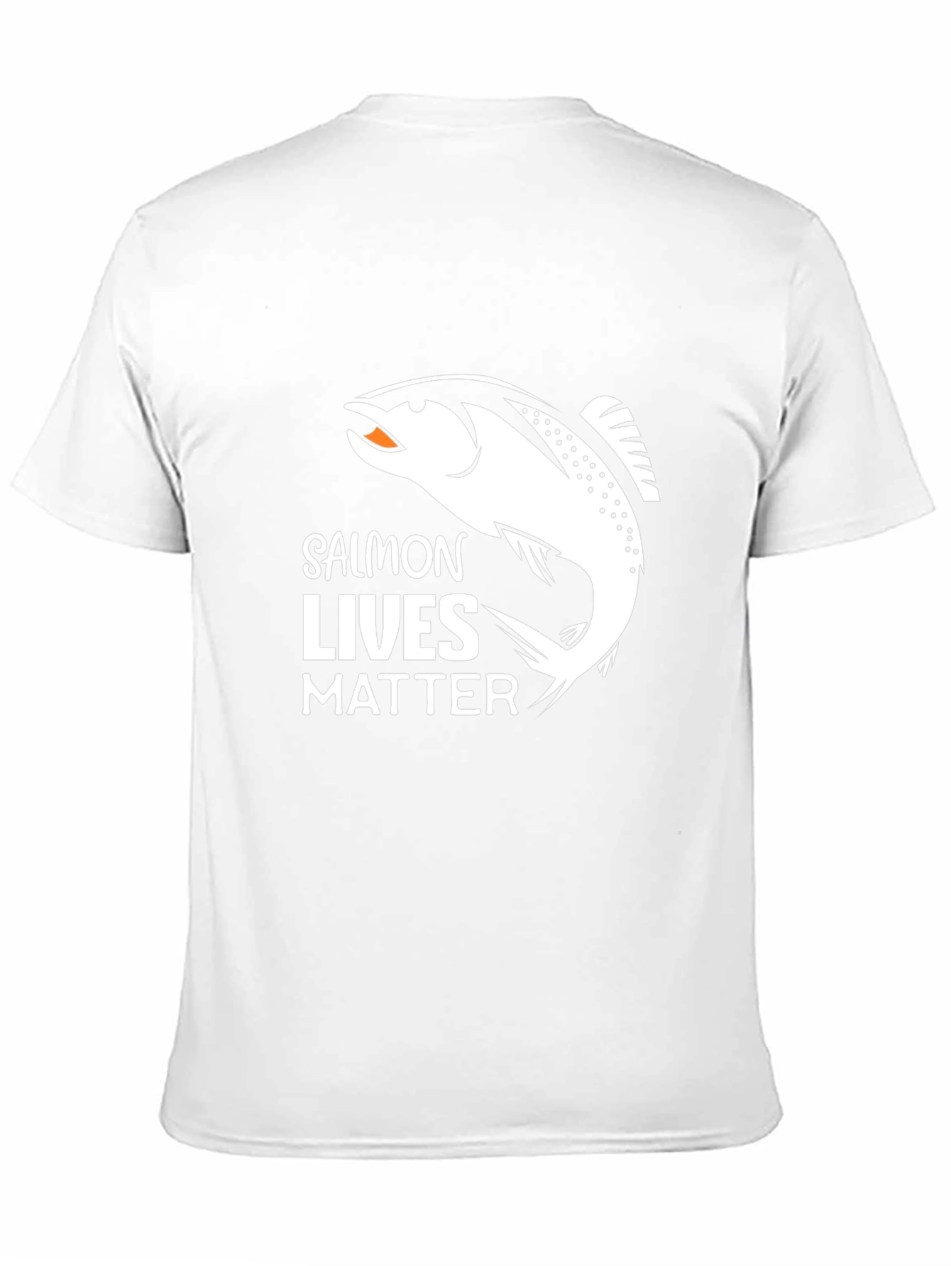 Salmon Lives Matter Graphic Tee - Black T-Shirt