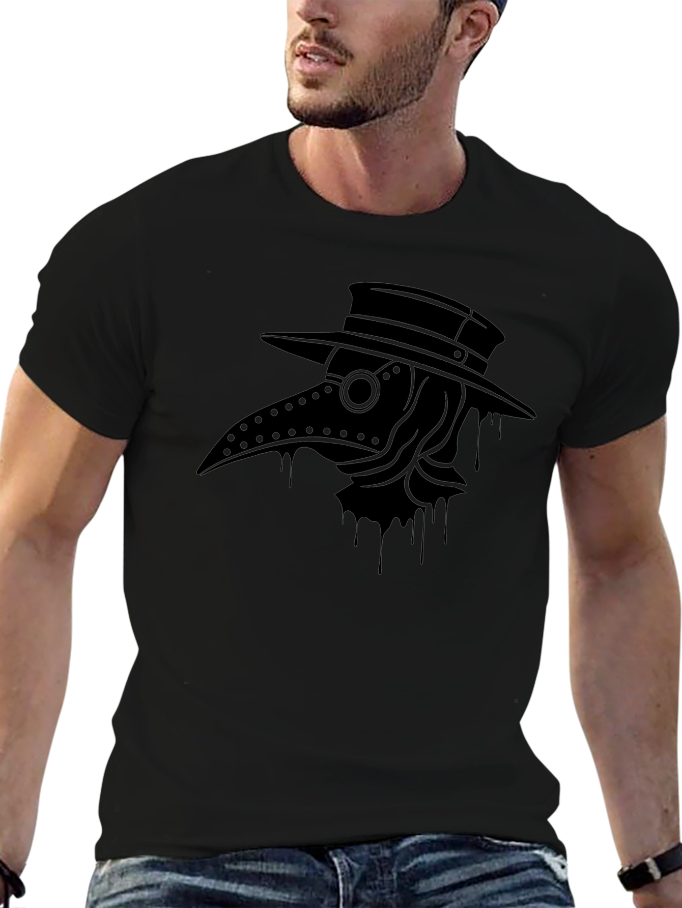 Plague Doctor T-Shirt - Gothic Graphic Tee