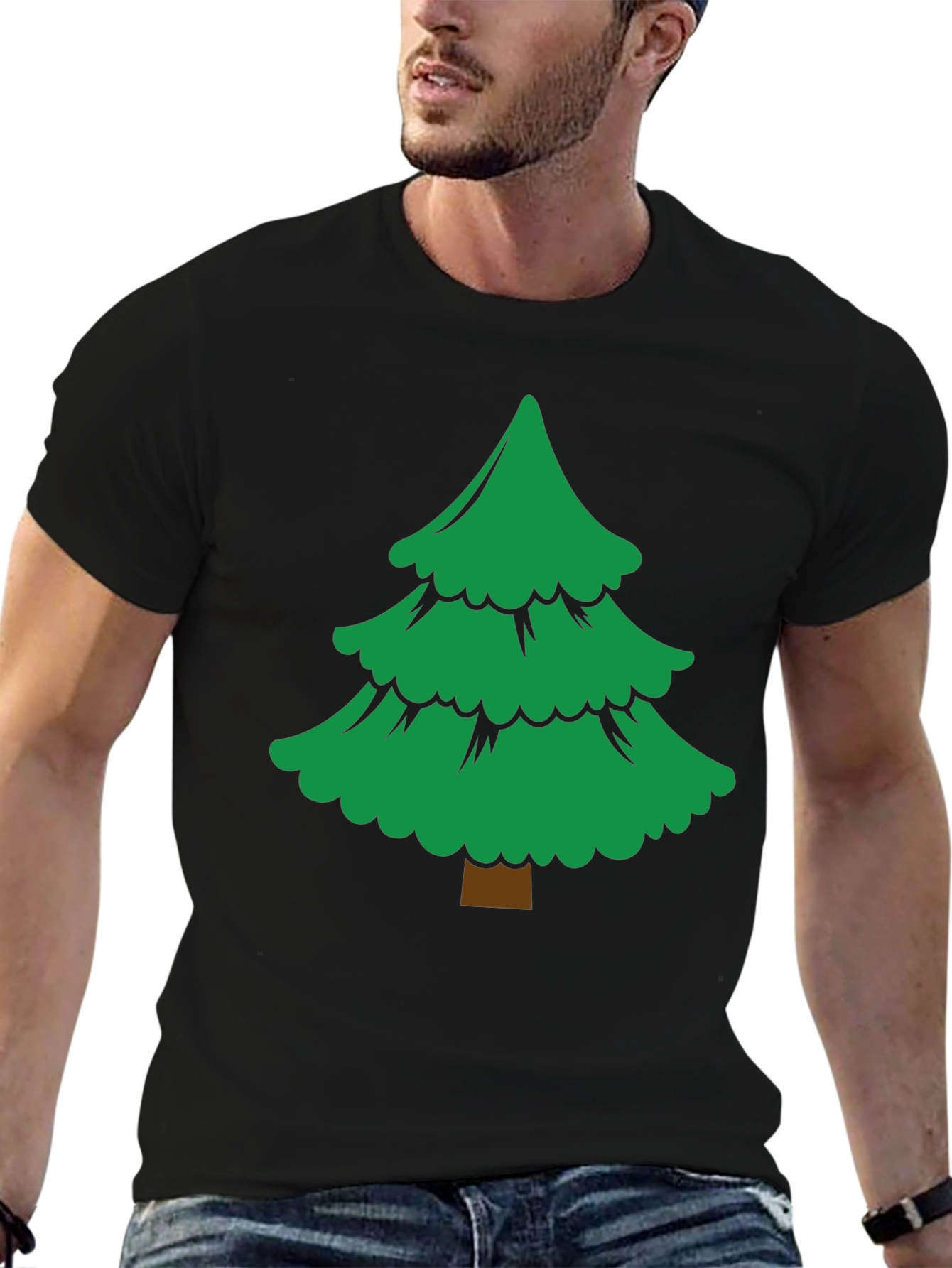 Festive Tree Graphic Tee - Holiday Ready
