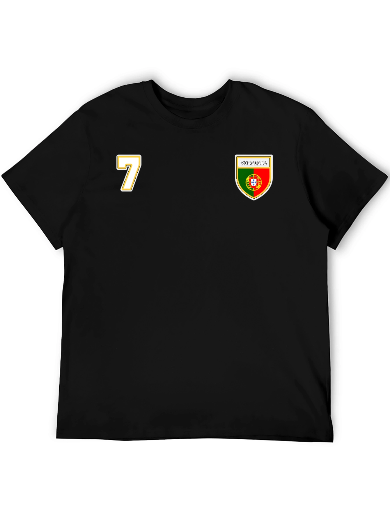 Portugal Soccer Jersey T-Shirt Number 7