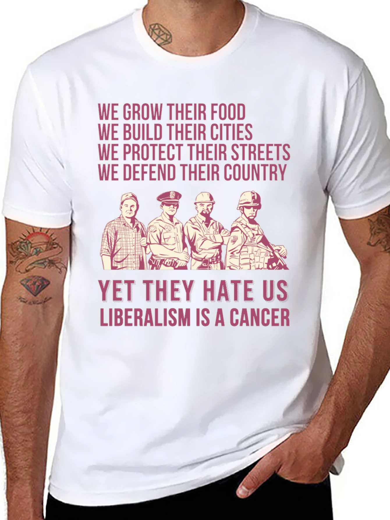 We Grow Their Food Graphic T-Shirt