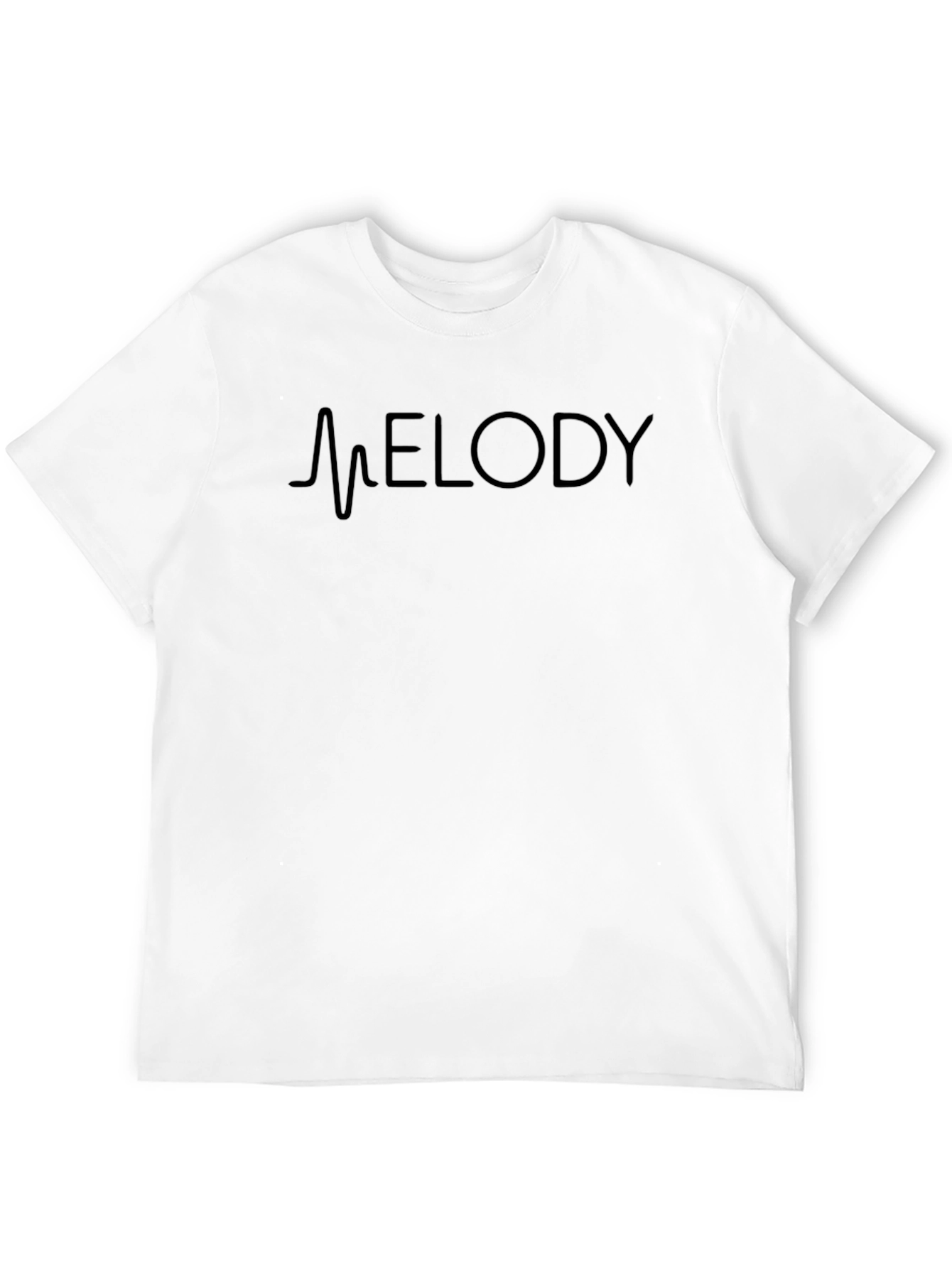 Mens Black Melody Graphic Tee
