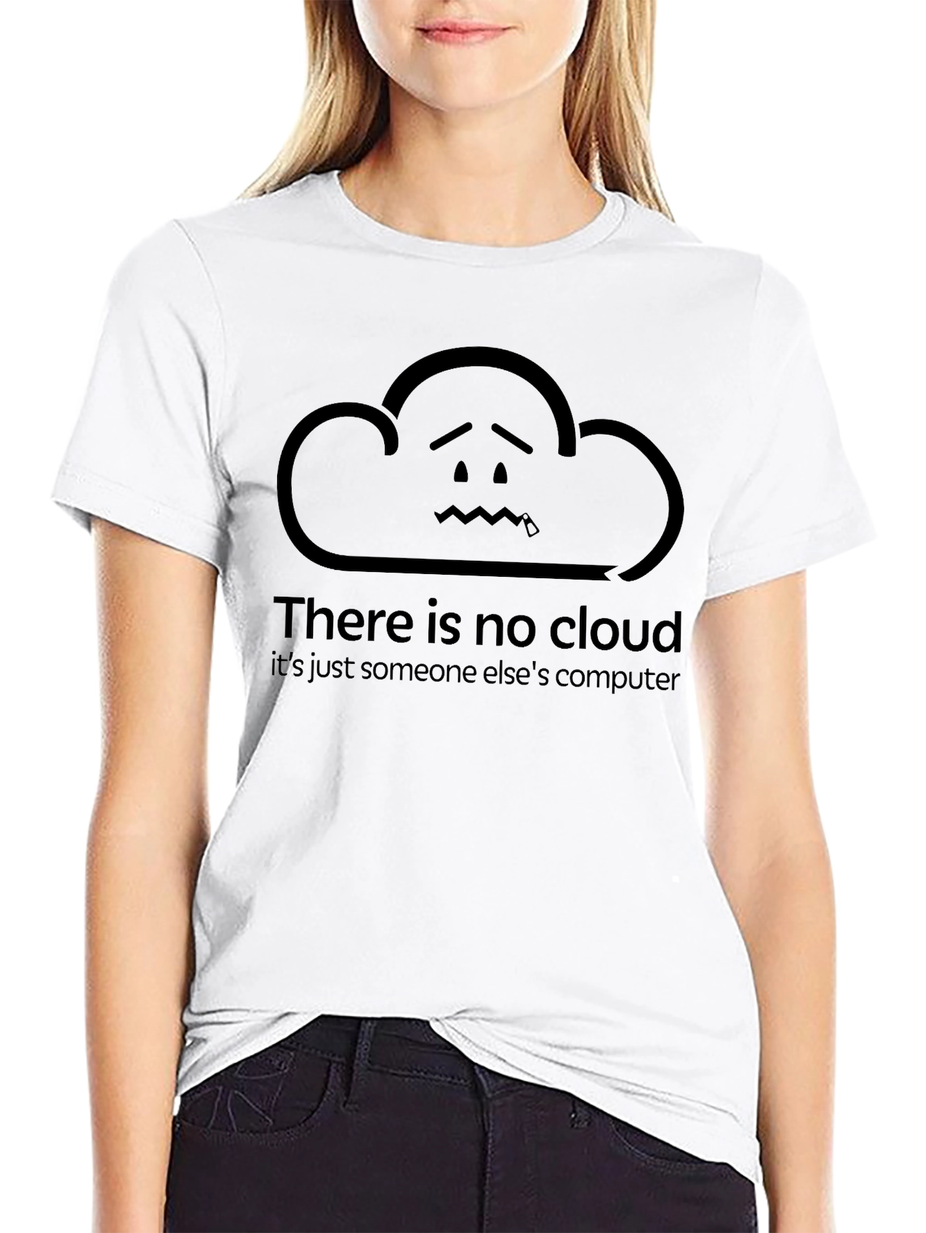 Funny Cloud T-Shirt - There Is No Cloud