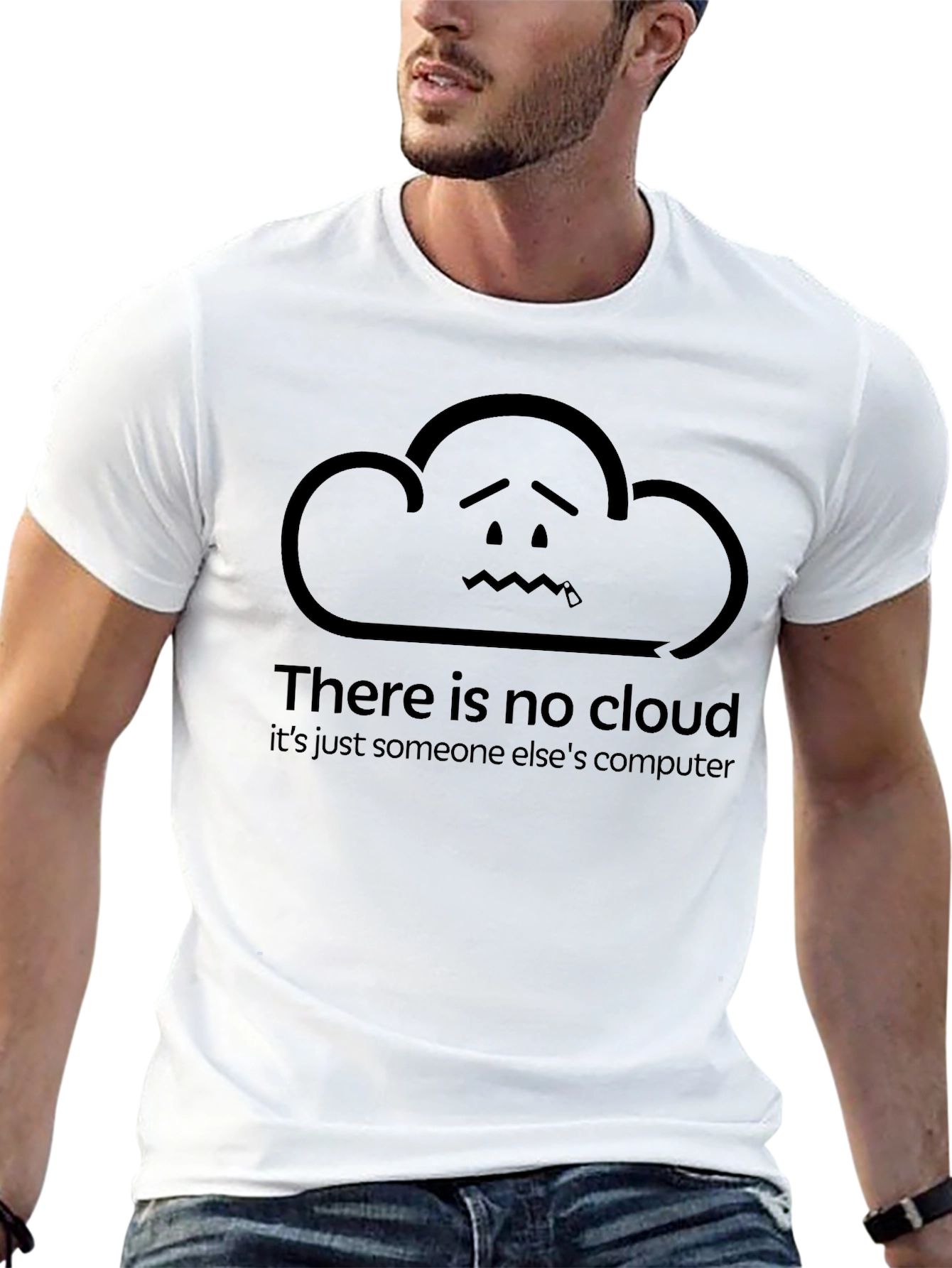 Funny Cloud T-Shirt - There Is No Cloud