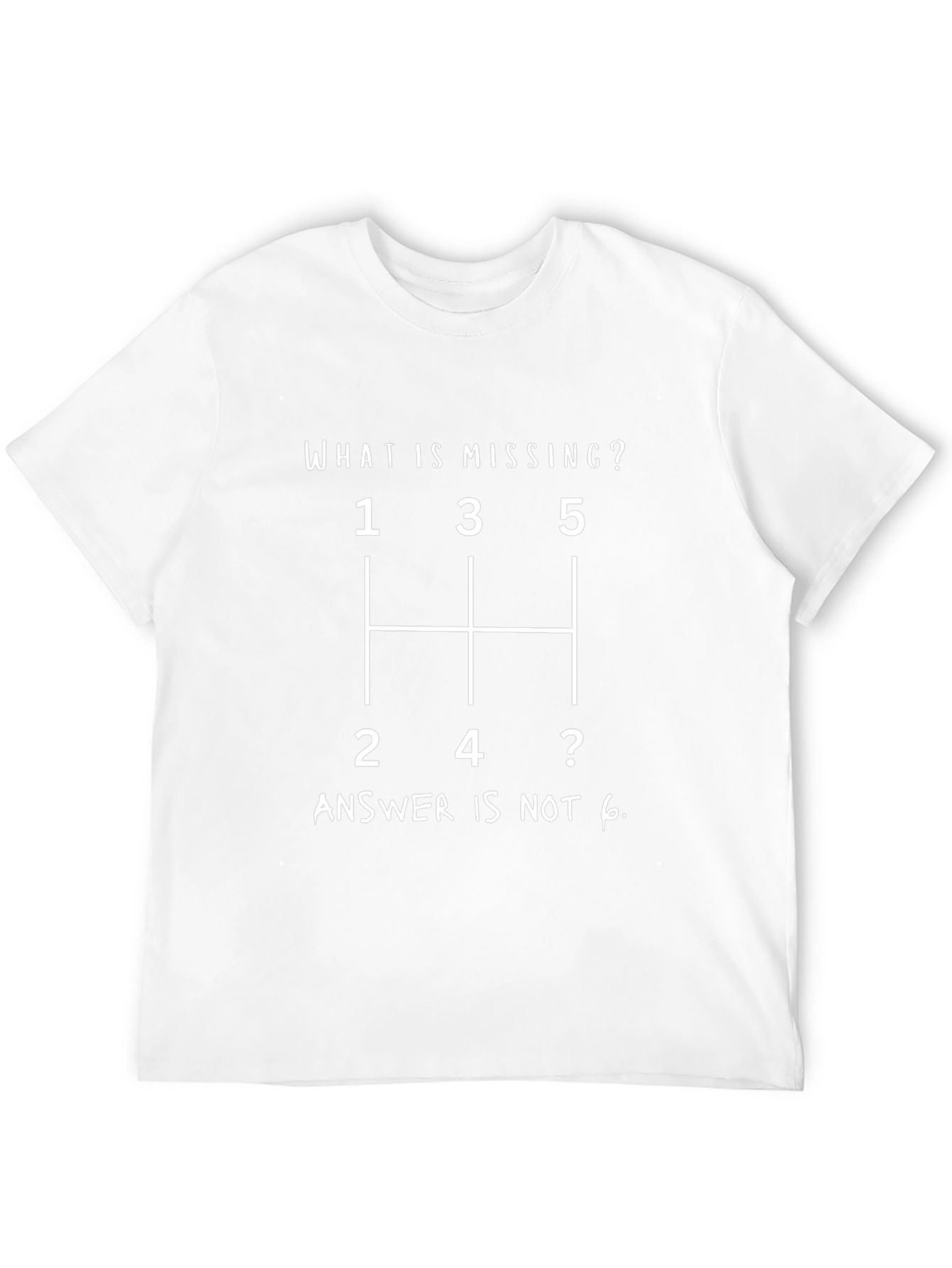 Gear Shift Pattern Riddle T-Shirt