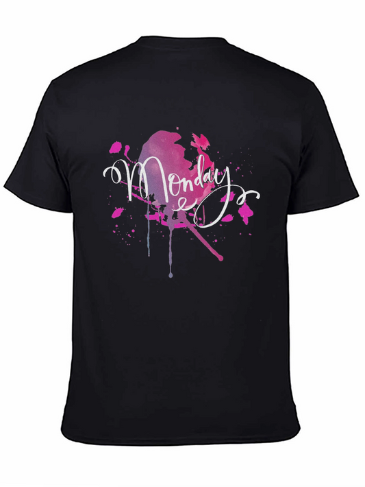 Monday Splash Graphic T-Shirt - Stylish Casual Wear