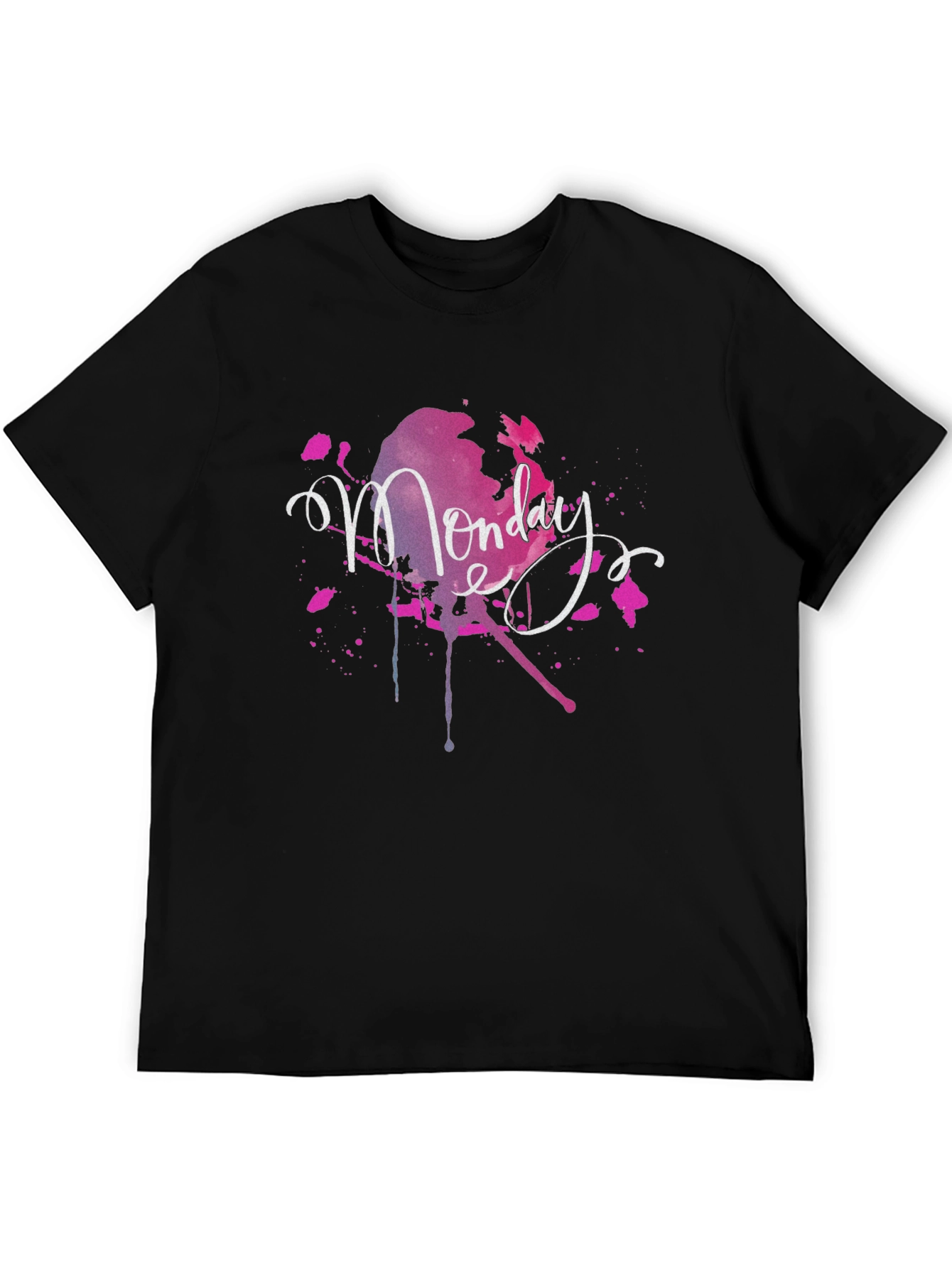 Monday Splash Graphic T-Shirt - Stylish Casual Wear