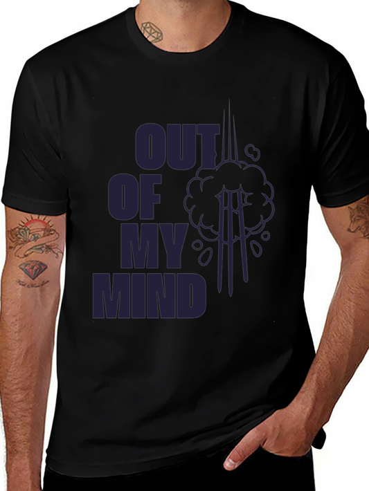 Out of My Mind Graphic T-Shirt - Black