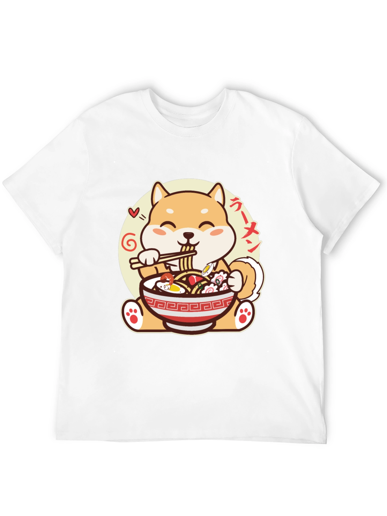 Shiba Inu Ramen T-Shirt - Cute Anime Dog Tee