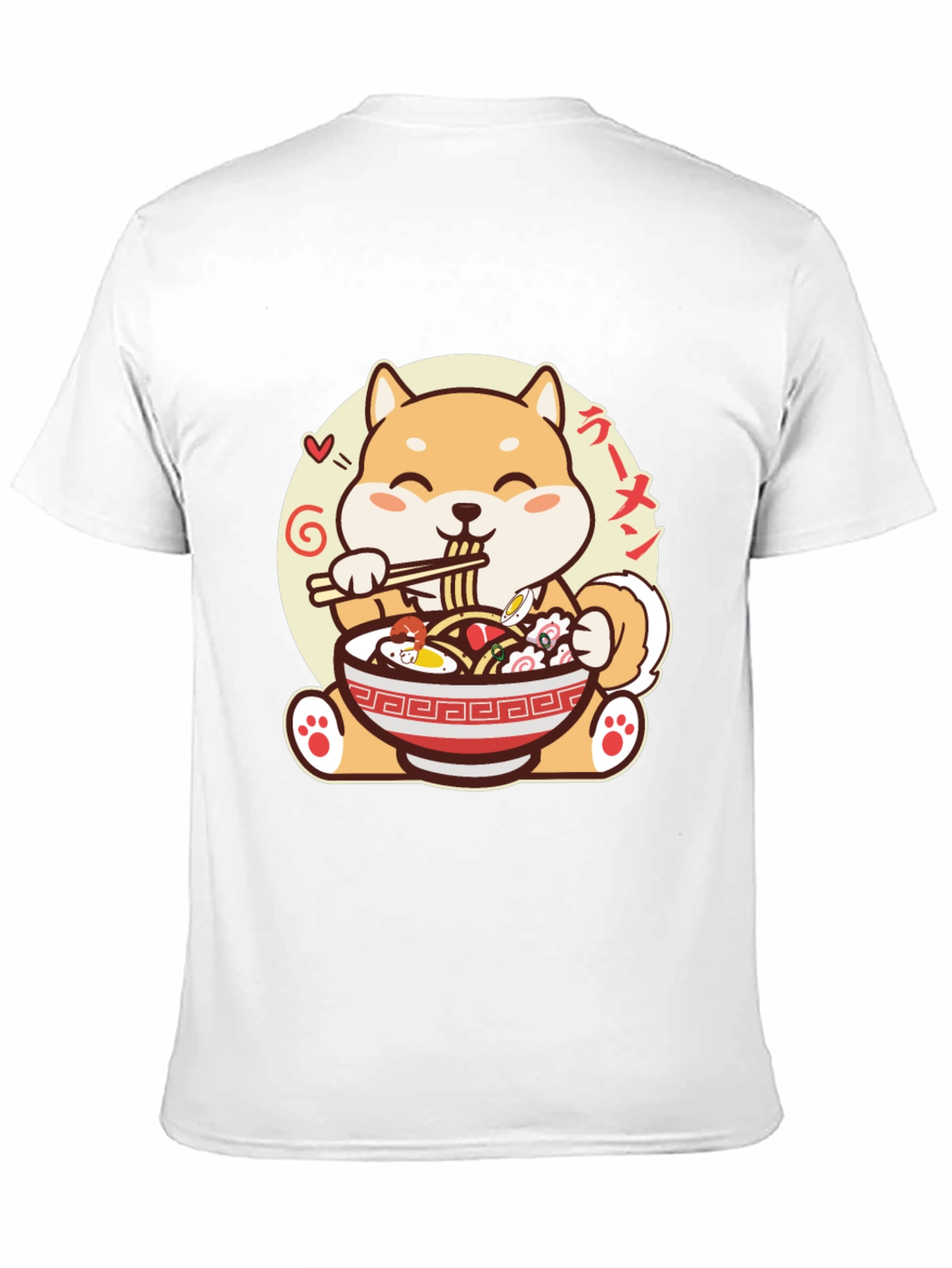 Shiba Inu Ramen T-Shirt - Cute Anime Dog Tee