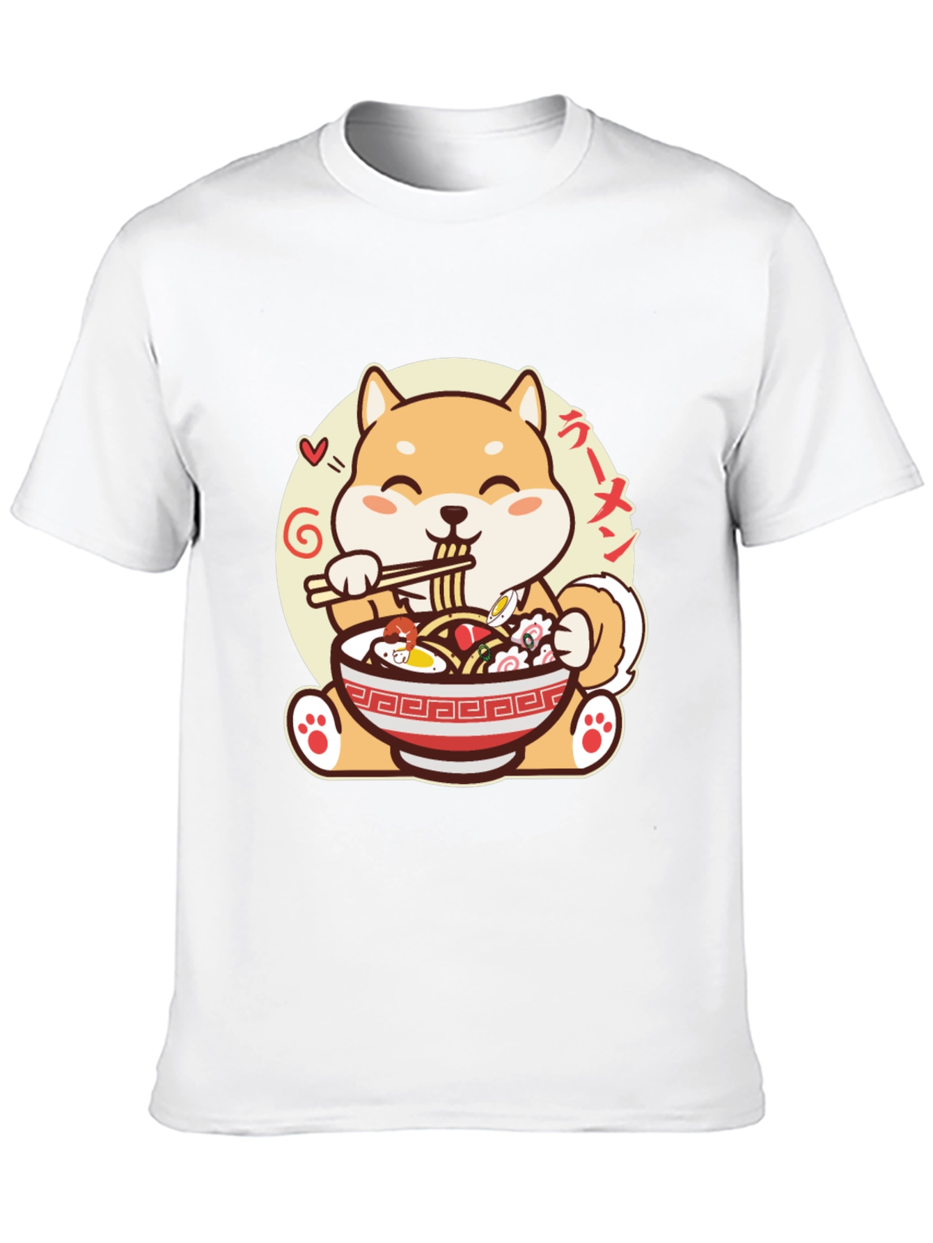 Shiba Inu Ramen T-Shirt - Cute Anime Dog Tee
