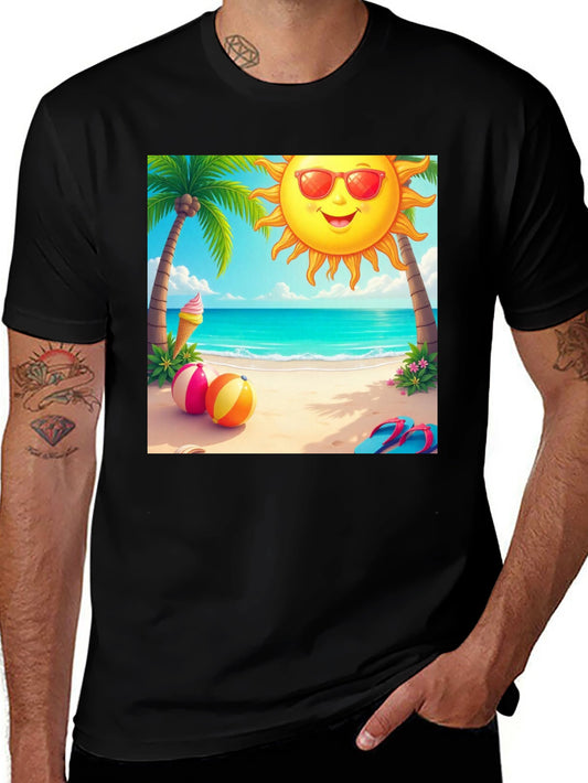 Beach Vibes Graphic Tee - Summer Holiday T-Shirt