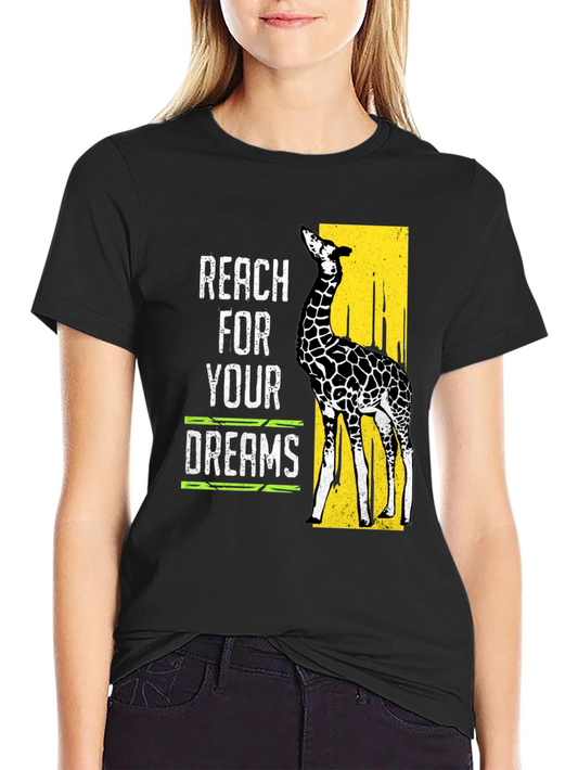 Reach for Your Dreams Giraffe Graphic Tee