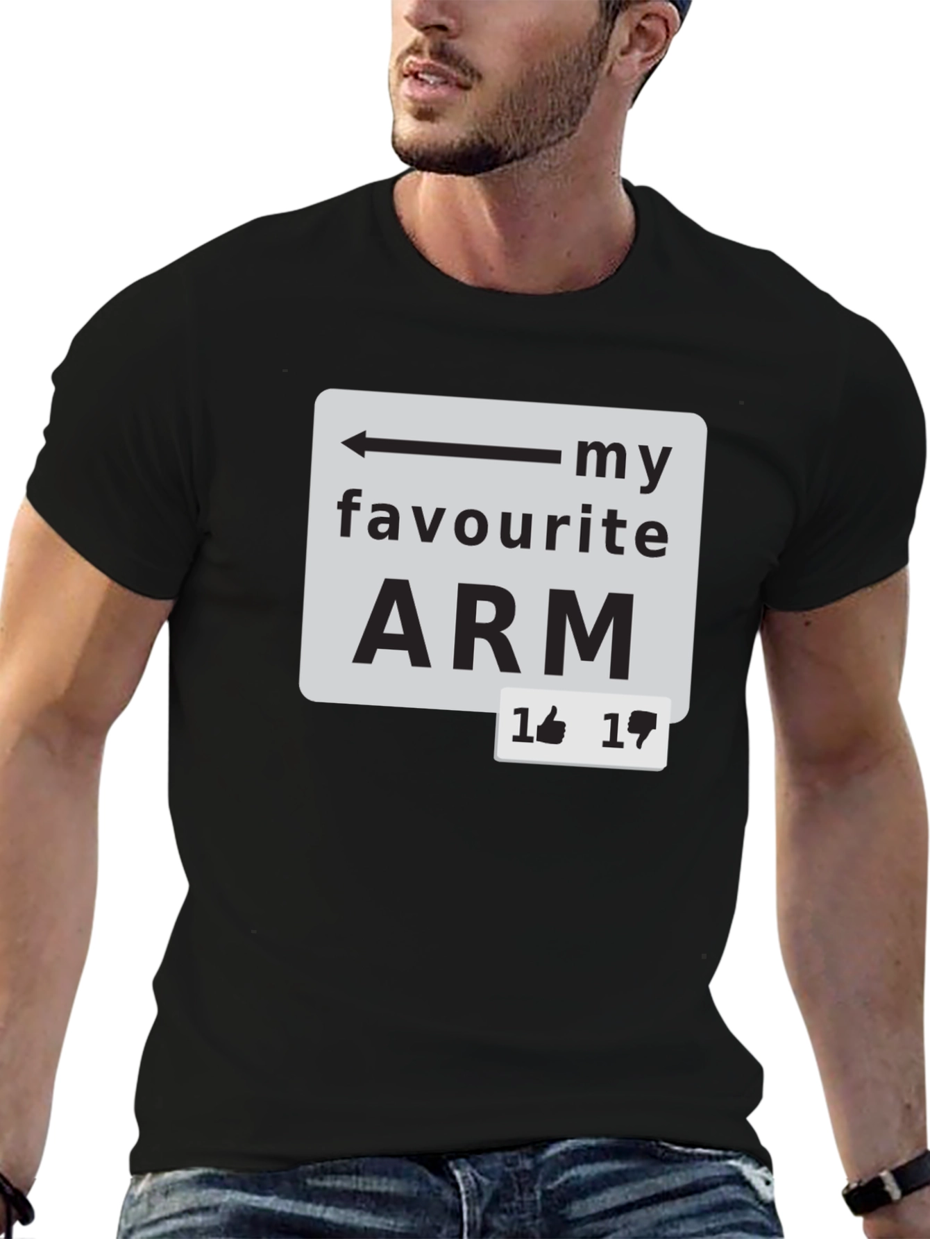 My Favourite Arm T-Shirt - Funny Sarcastic Tee