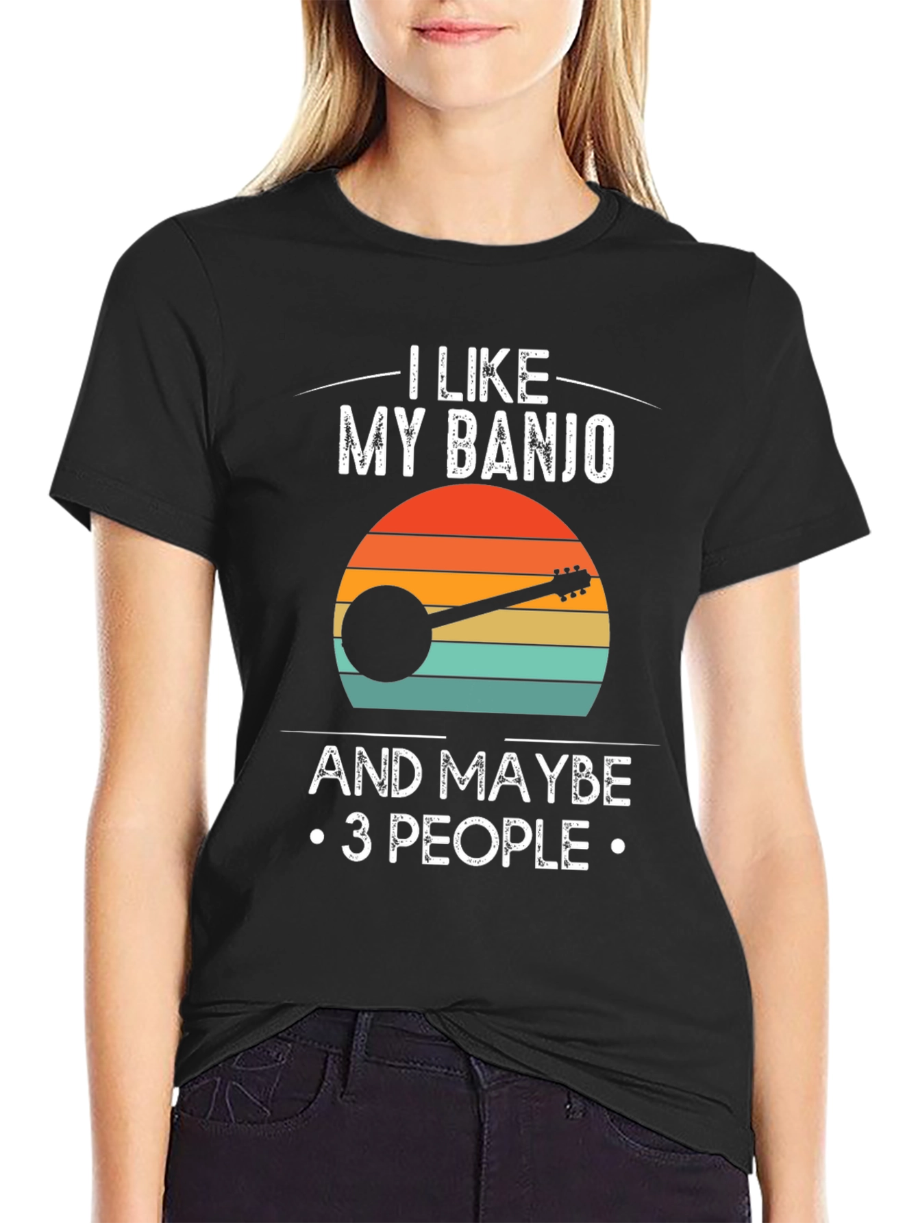 I Like My Banjo and Maybe 3 People T-Shirt