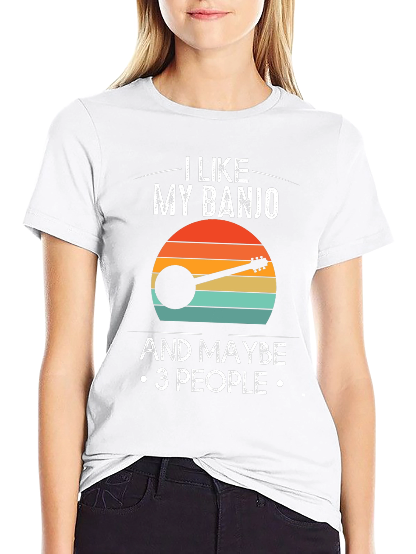 I Like My Banjo and Maybe 3 People T-Shirt