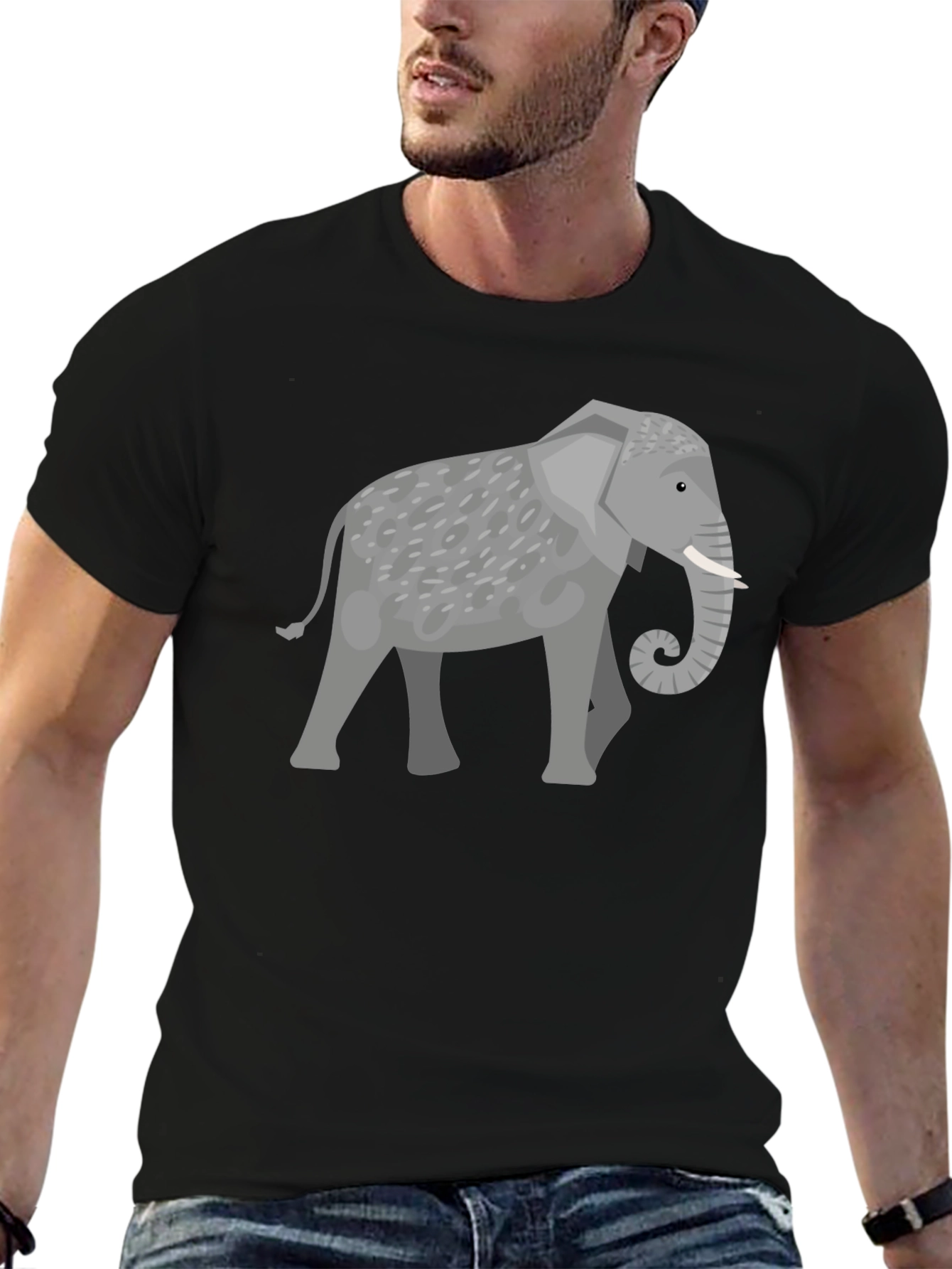 Elephant Graphic T-Shirt - Unisex Casual Wear