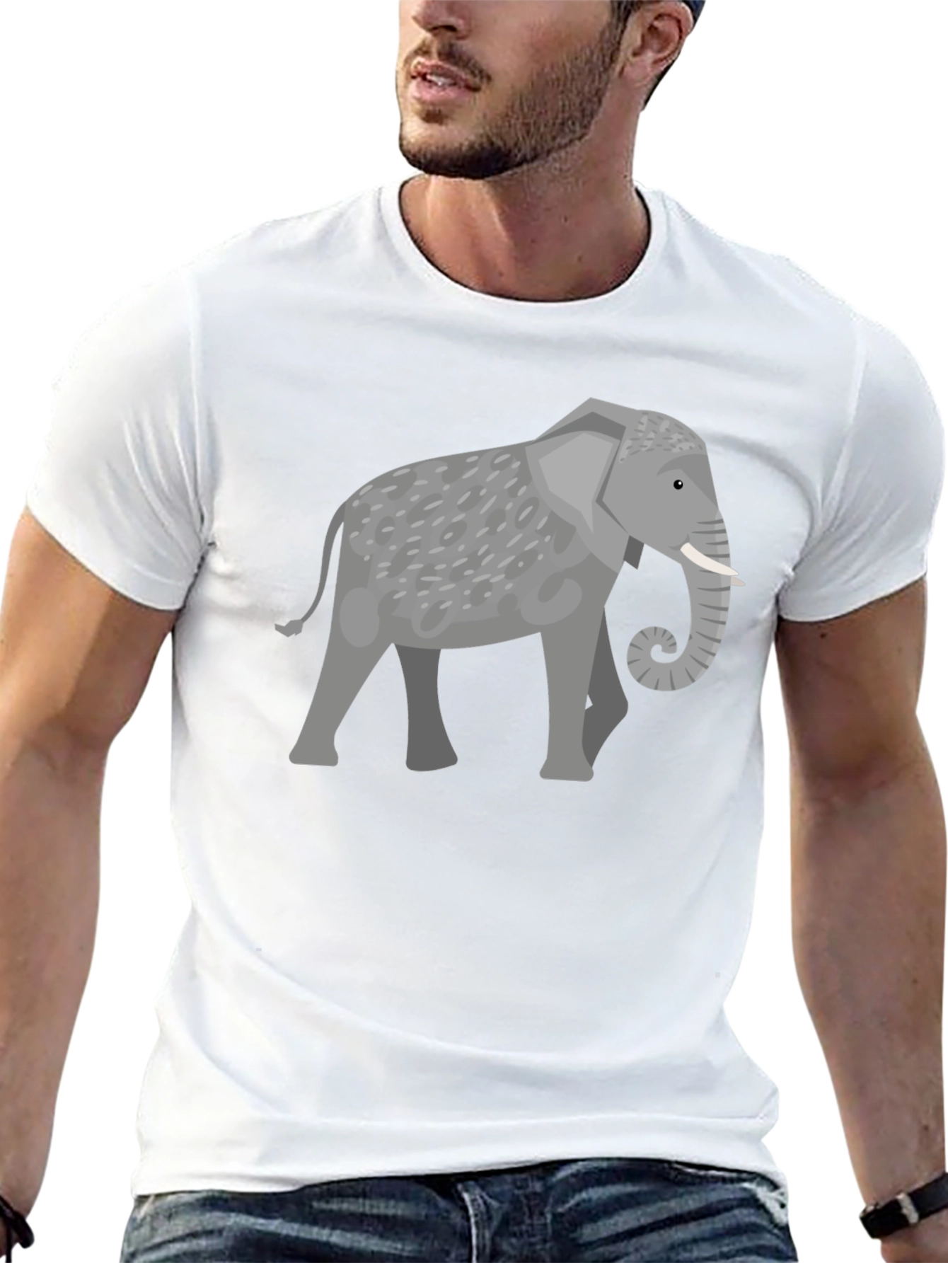 Elephant Graphic T-Shirt - Unisex Casual Wear