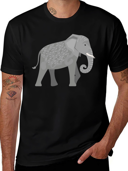 Elephant Graphic T-Shirt - Unisex Casual Wear