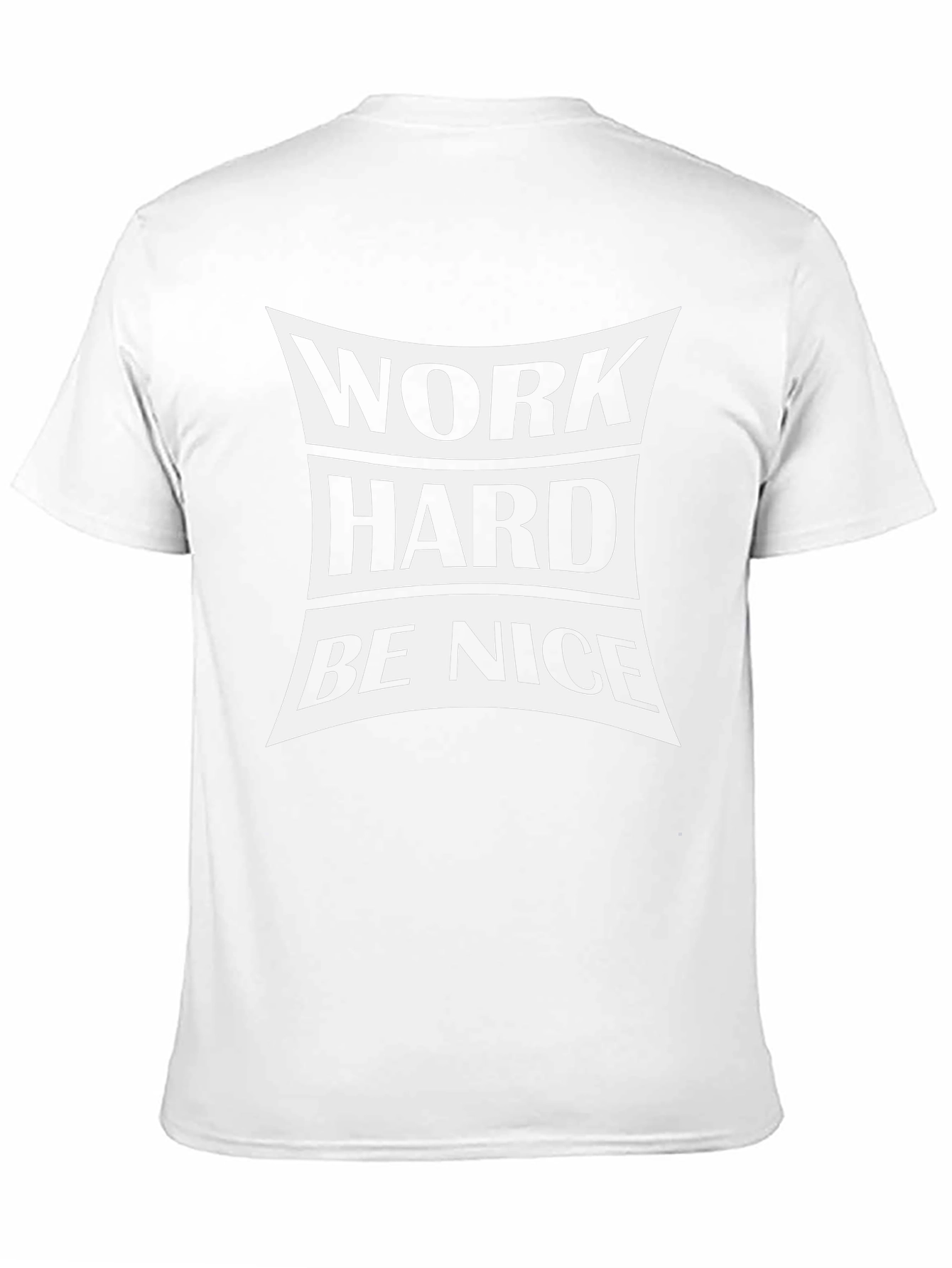 Work Hard Be Nice Black T-Shirt