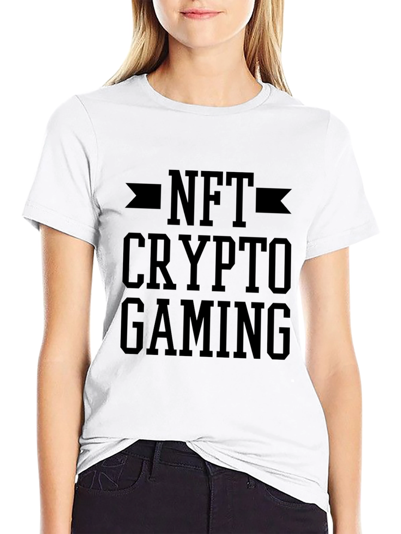 NFT Crypto Gaming T-Shirt - Black Graphic Tee