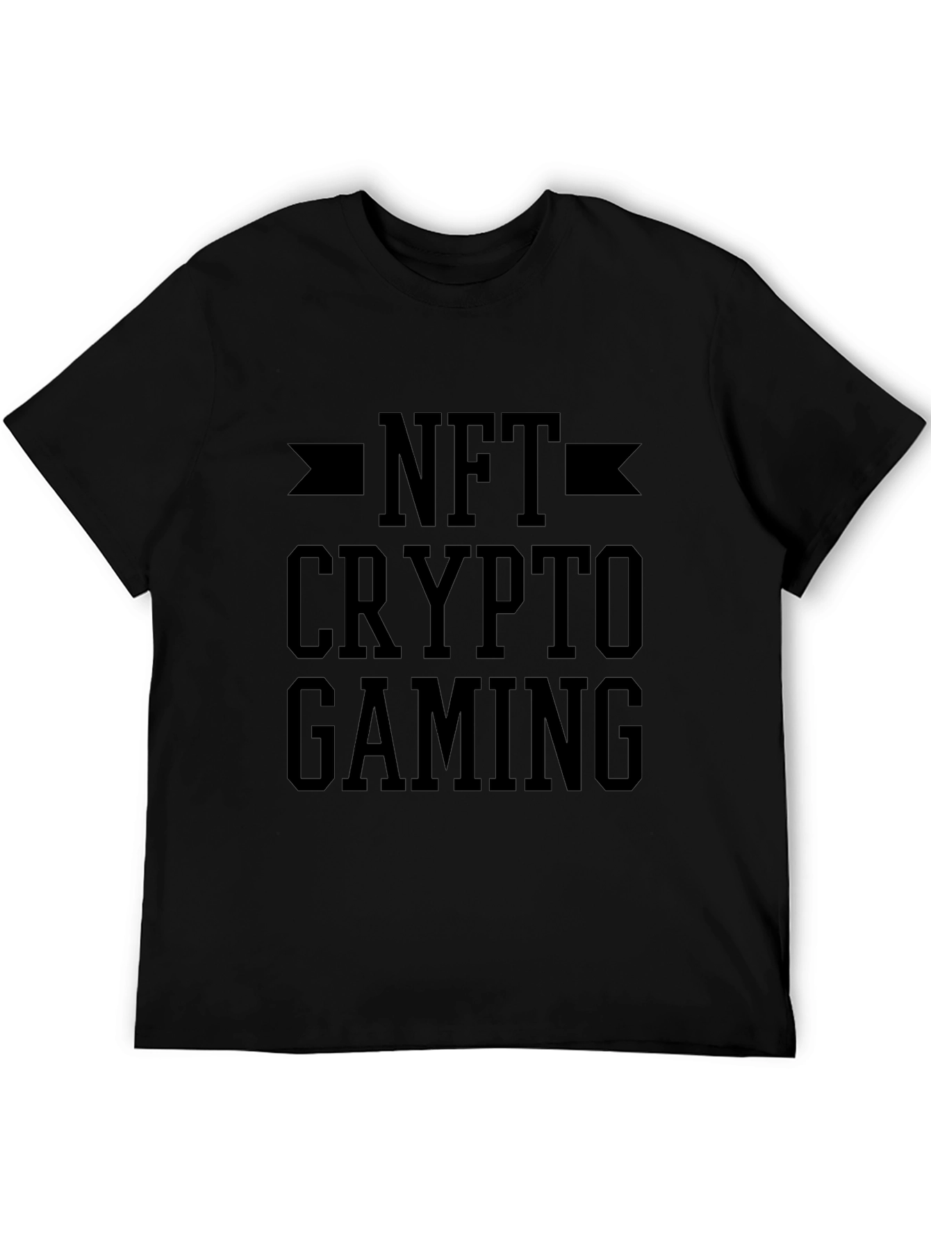 NFT Crypto Gaming T-Shirt - Black Graphic Tee
