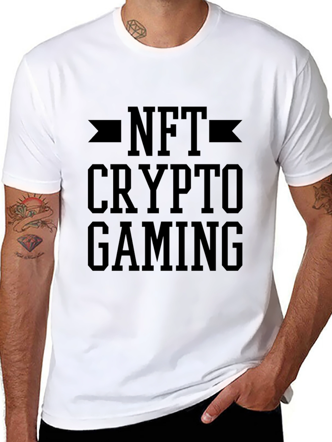 NFT Crypto Gaming T-Shirt - Black Graphic Tee