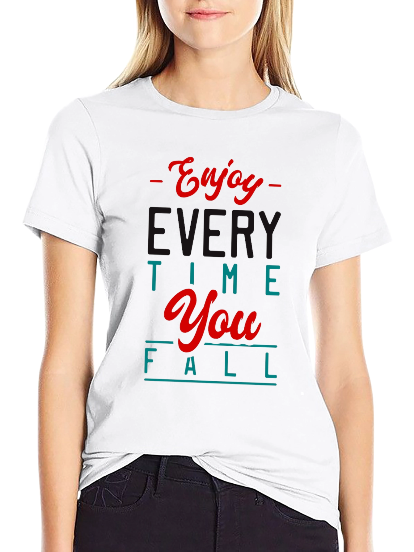 Enjoy The Time You Fall Graphic T-Shirt