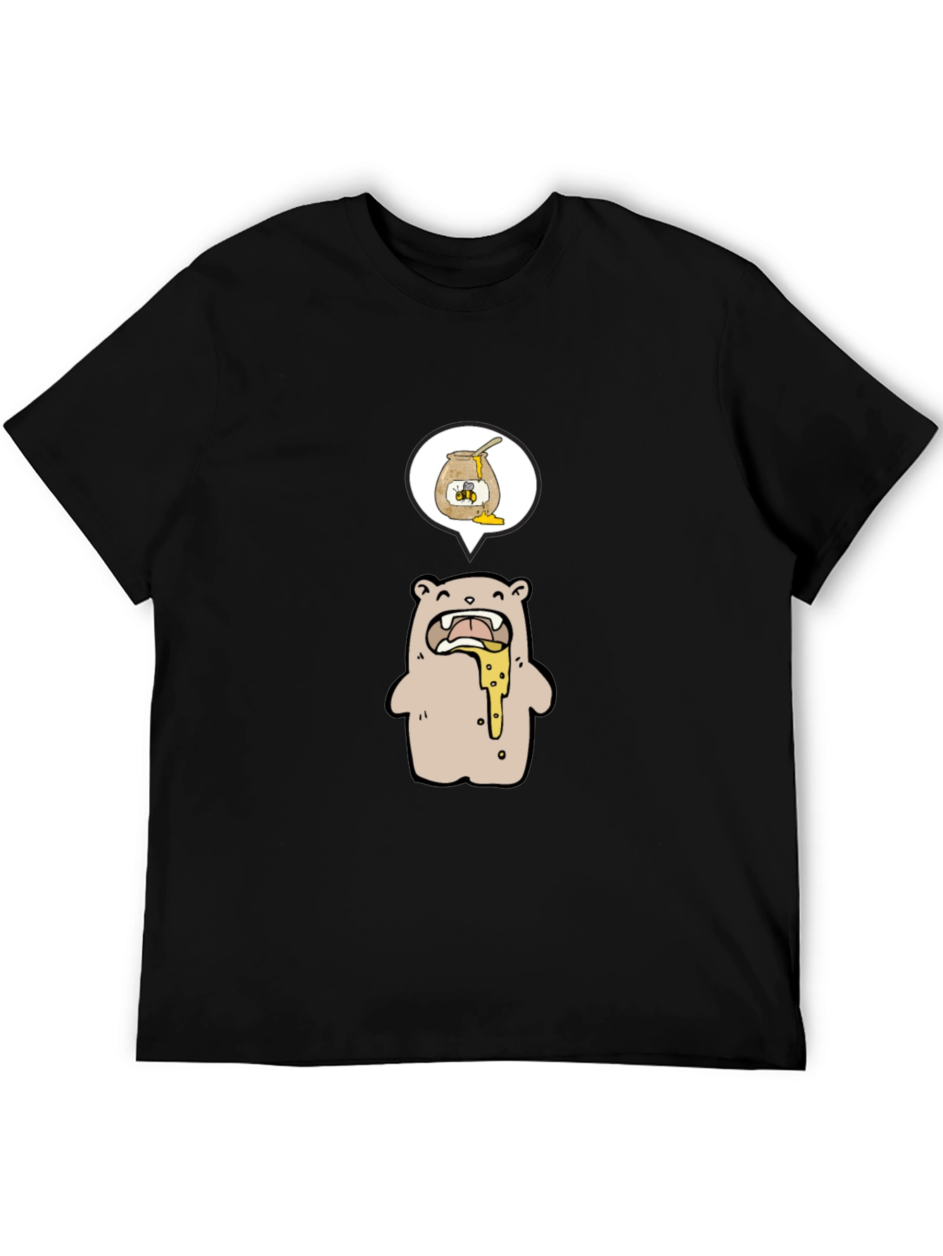 Bear and Honey Graphic T-Shirt