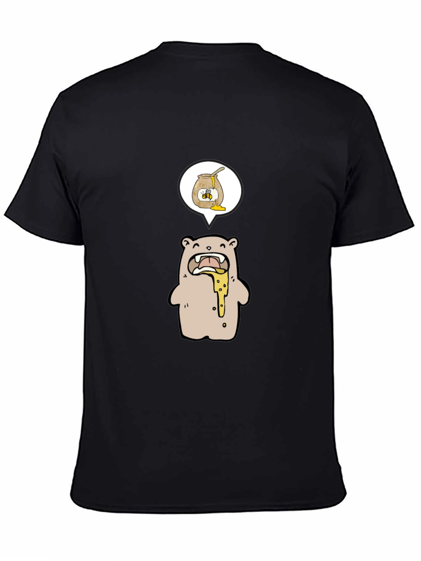 Bear and Honey Graphic T-Shirt