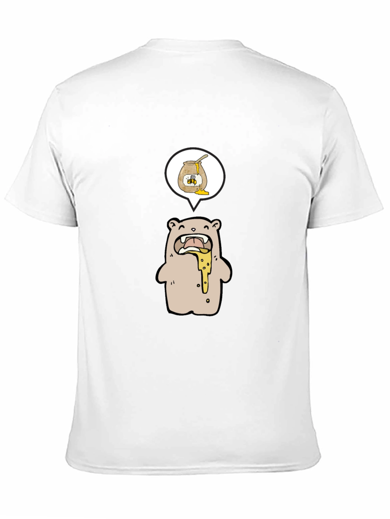 Bear and Honey Graphic T-Shirt