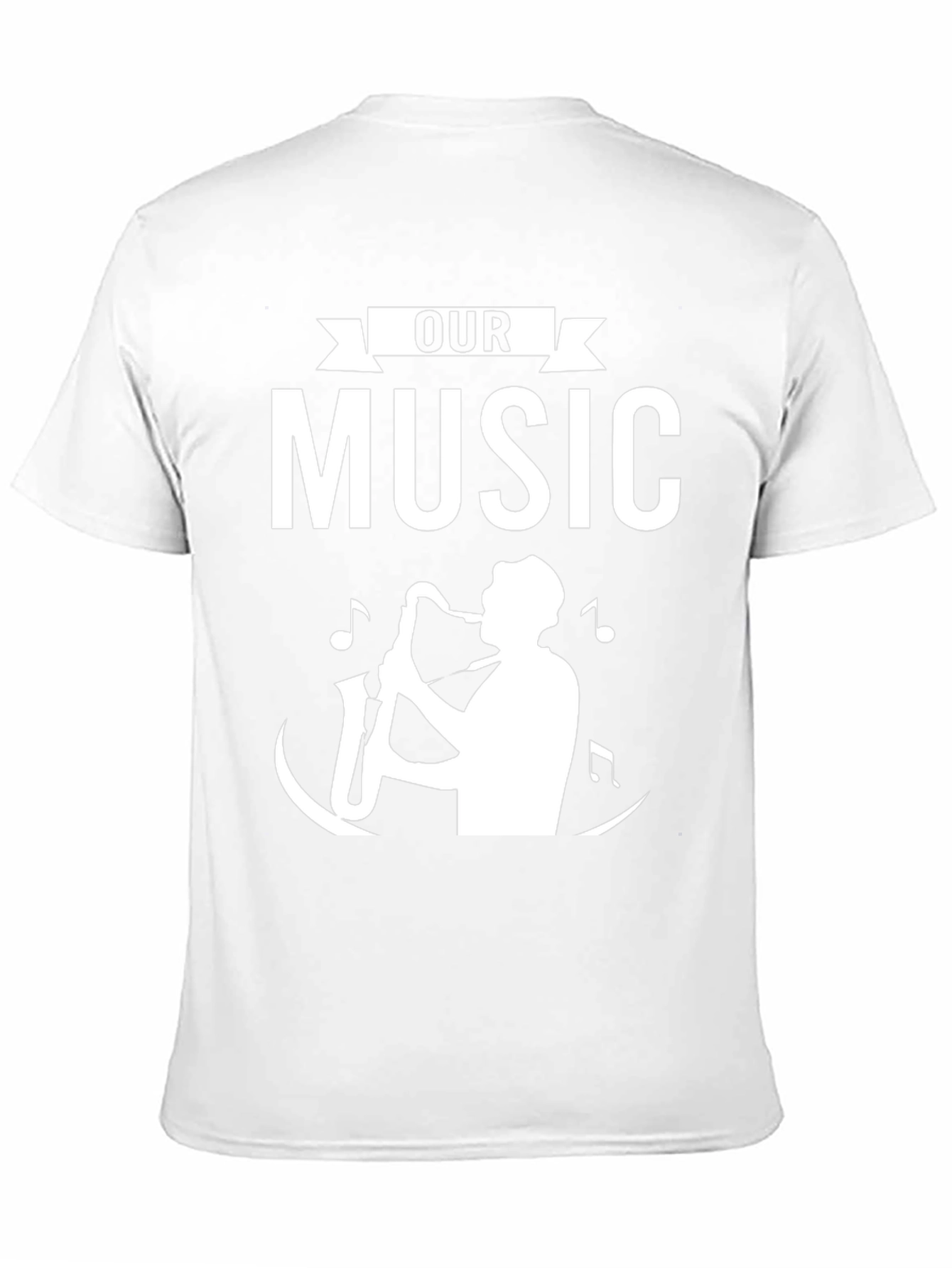 Our Music Saxophone Graphic T-Shirt
