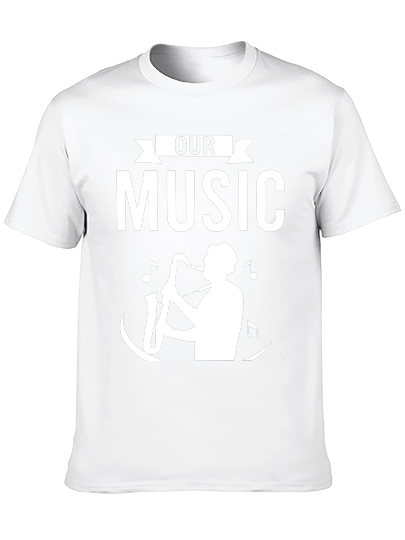 Our Music Saxophone Graphic T-Shirt