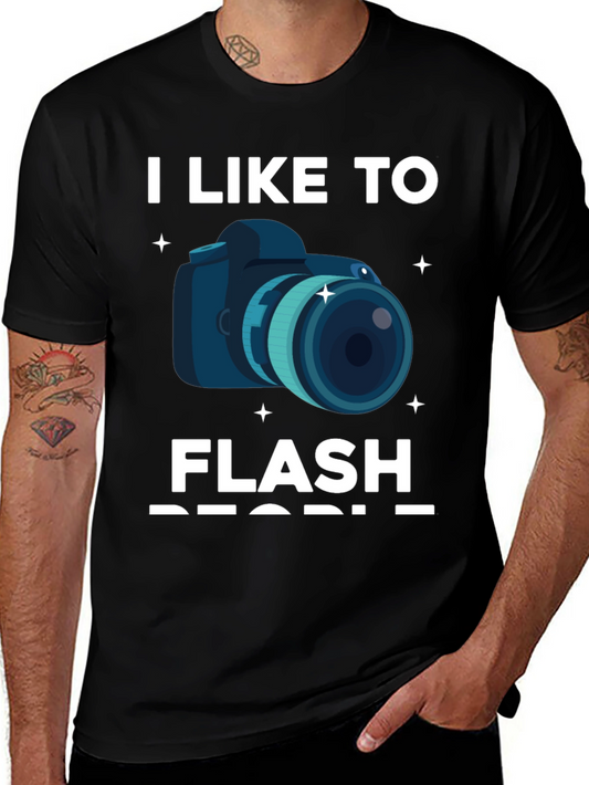 I Like To Flash People Graphic T-Shirt