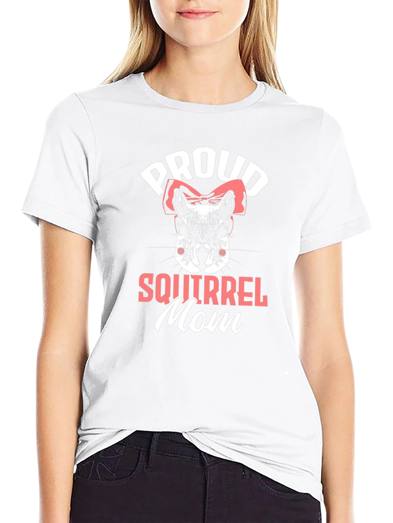 Proud Squirrel Mom Graphic Tee