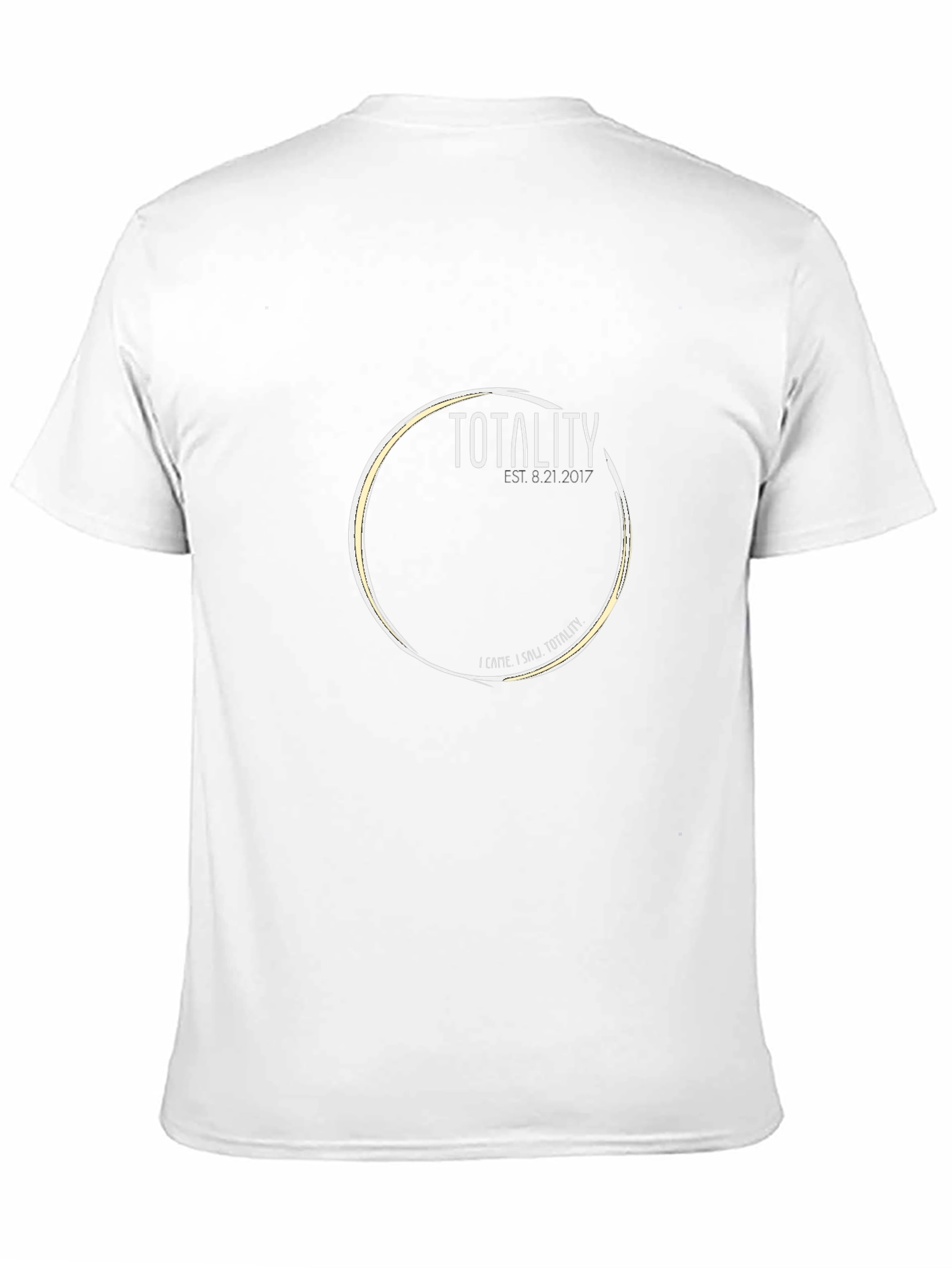 Totality Graphic Print Black T-Shirt