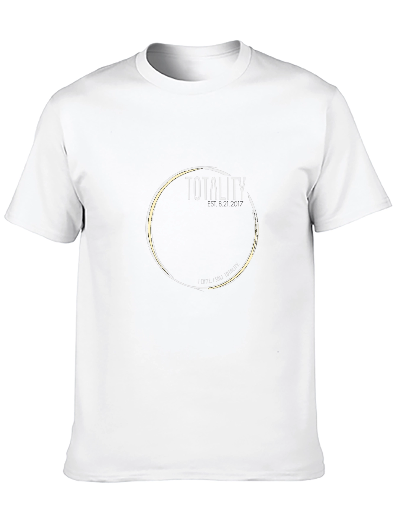 Totality Graphic Print Black T-Shirt