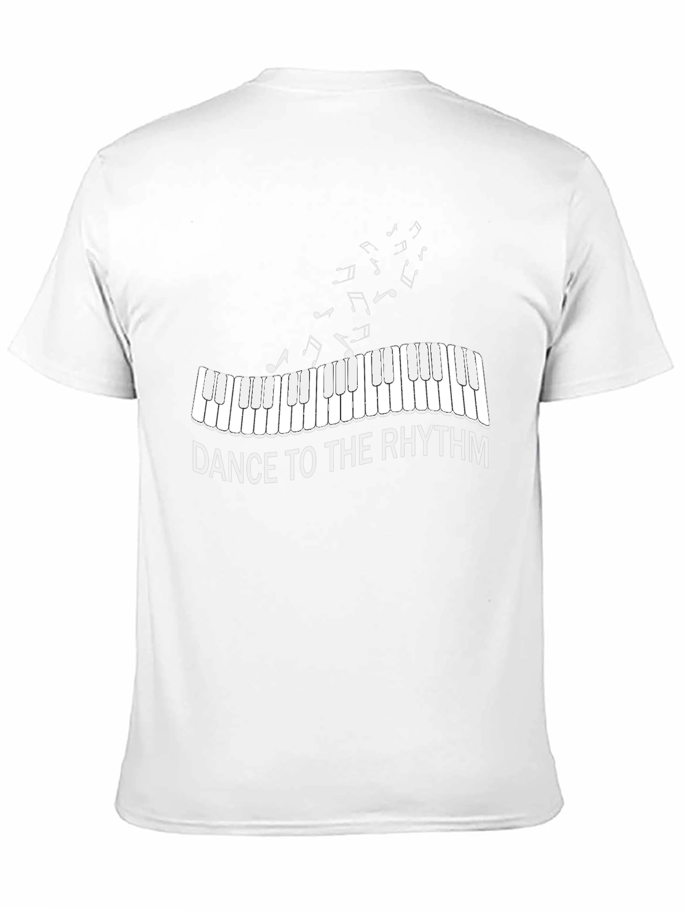 Dance to the Rhythm Piano Keys Music T-Shirt