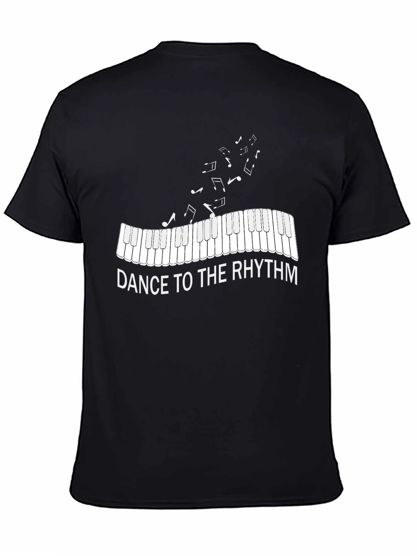 Dance to the Rhythm Piano Keys Music T-Shirt