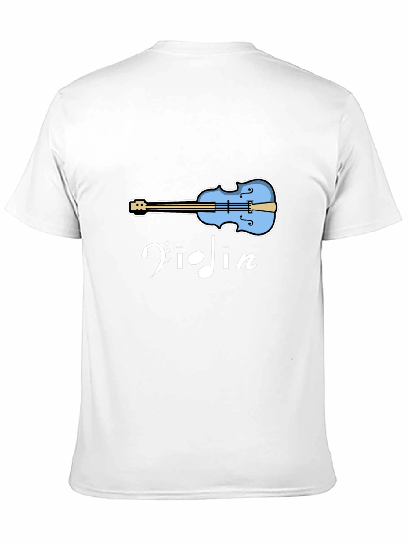 Violin Graphic Tee - Music Lover Shirt