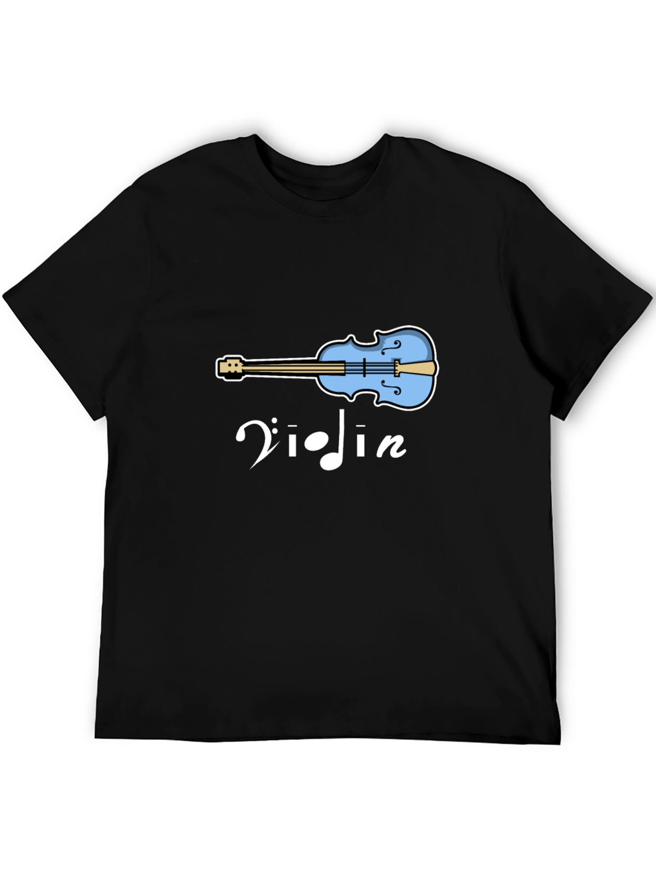 Violin Graphic Tee - Music Lover Shirt