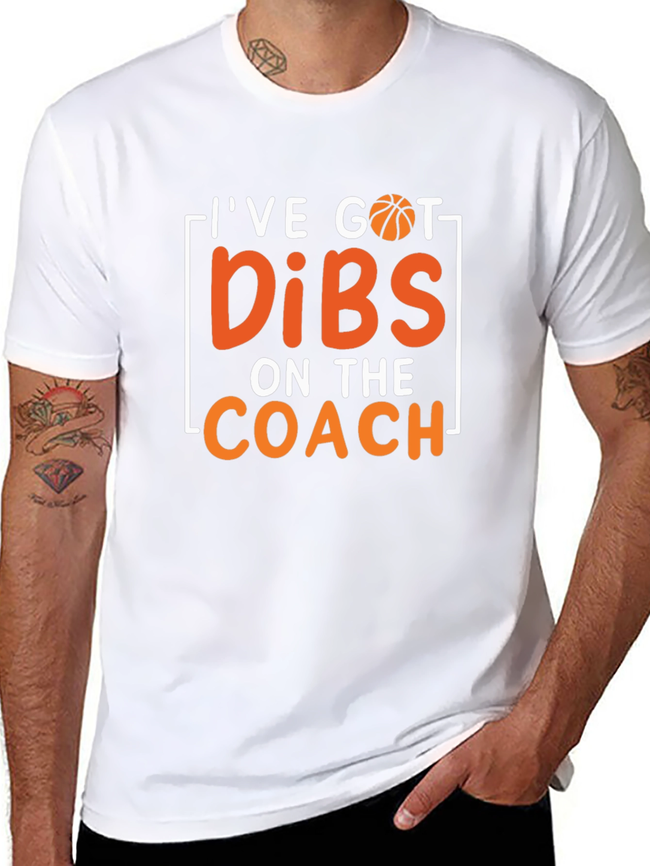 Ive Got Dibs On The Coach T-Shirt Basketball