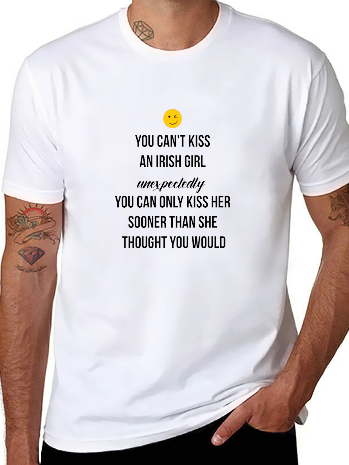 Funny Irish Girl Kissing T-Shirt