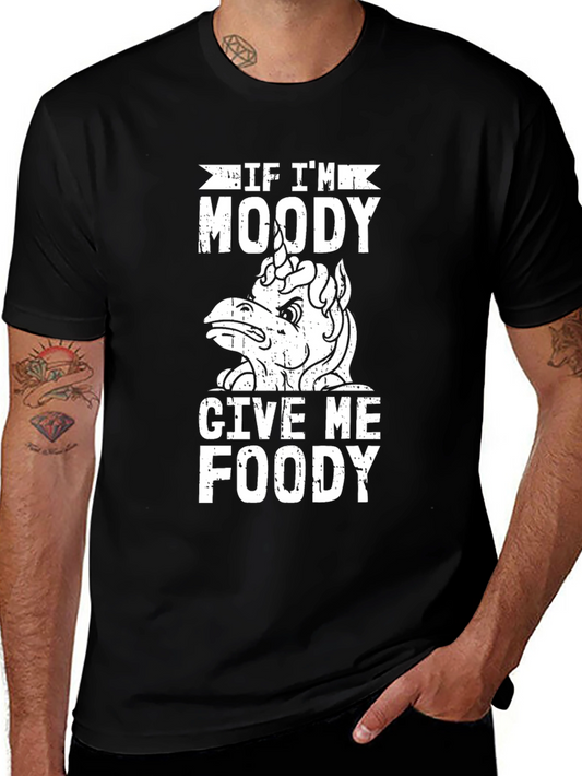 Moody Unicorn Food T-Shirt