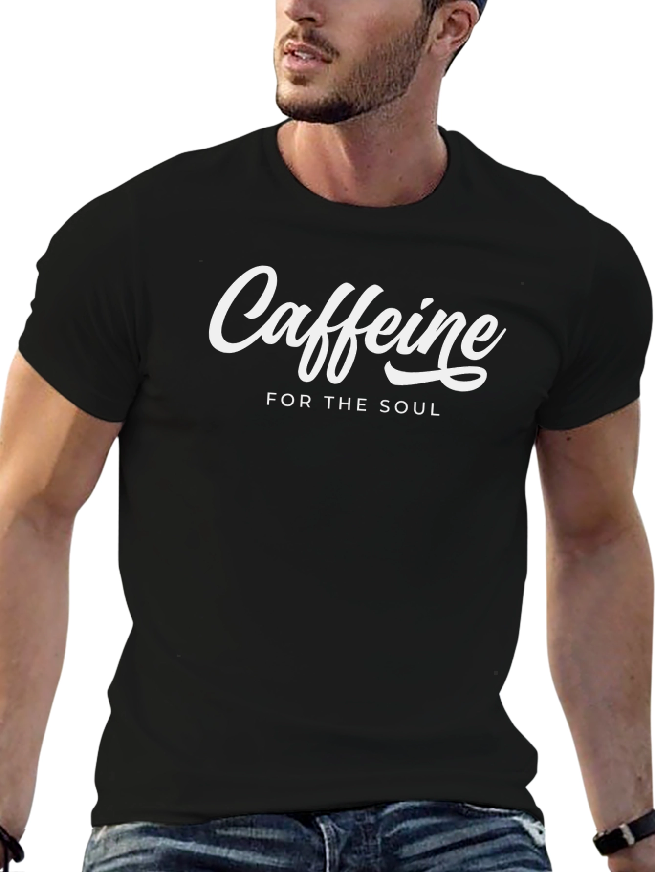 Caffeine for the Soul Black T-Shirt