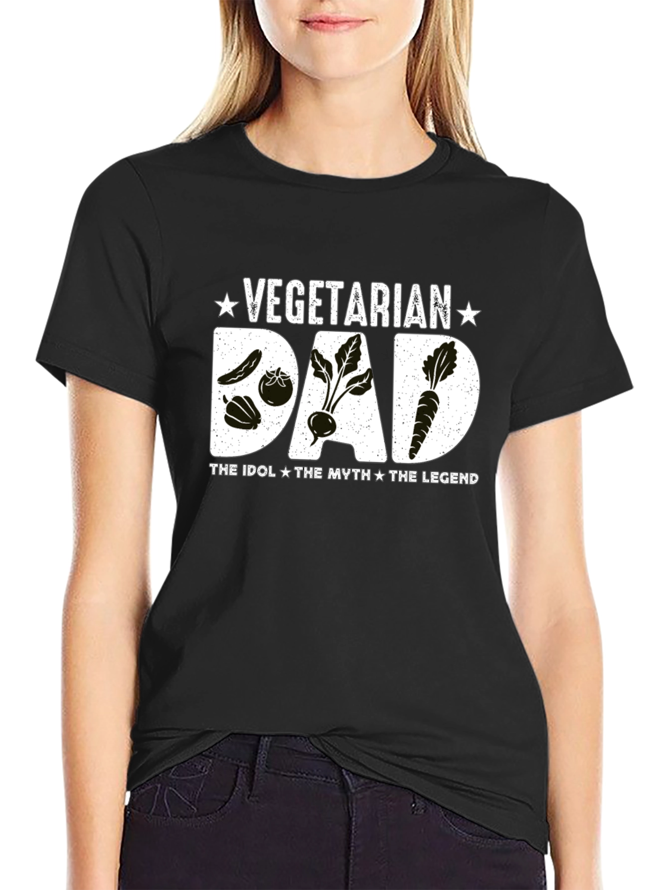 Vegetarian Dad T-Shirt - The Idol Myth Legend