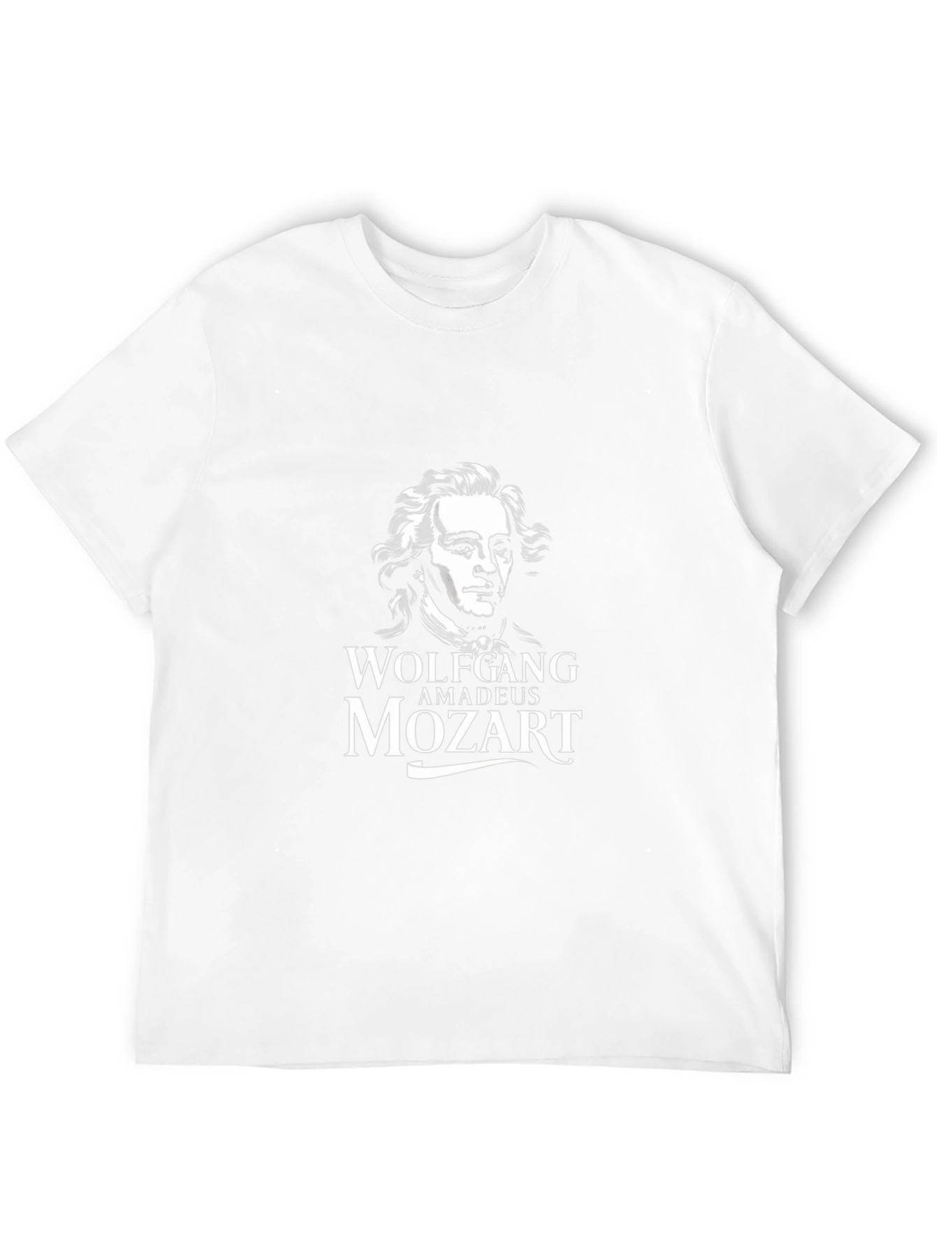 Wolfgang Amadeus Mozart Black T-Shirt